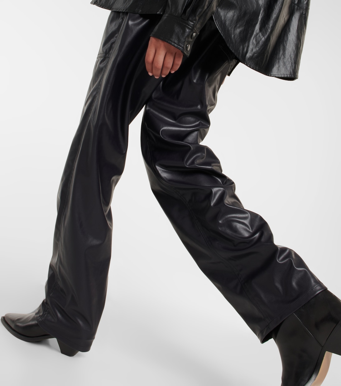 Brina straight-leg faux leather pants | Marant Etoile