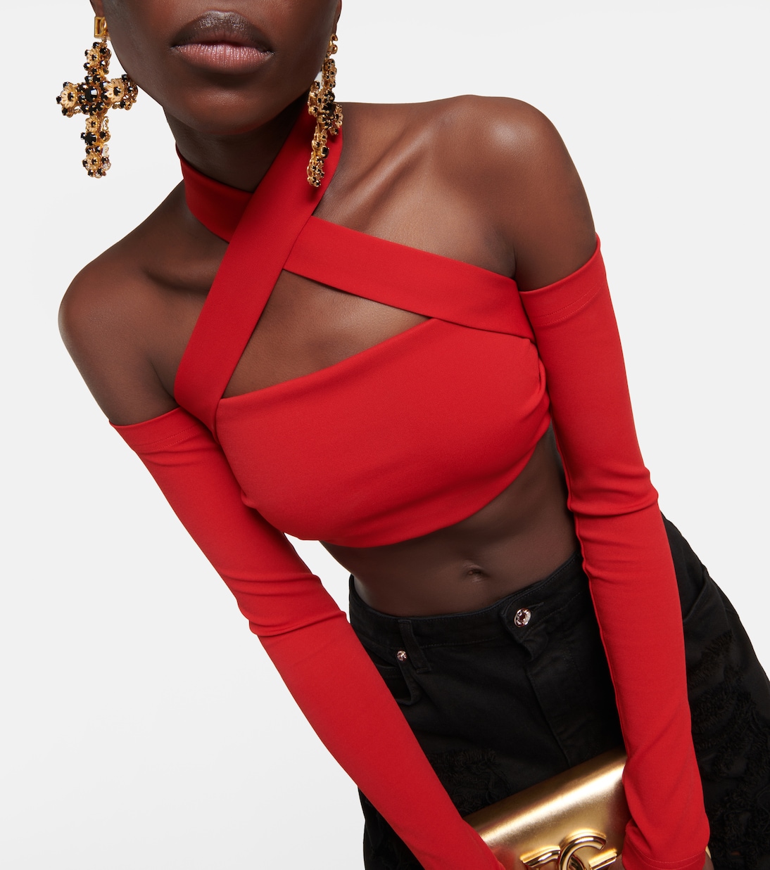 Halterneck crop top | Dolce&Gabbana