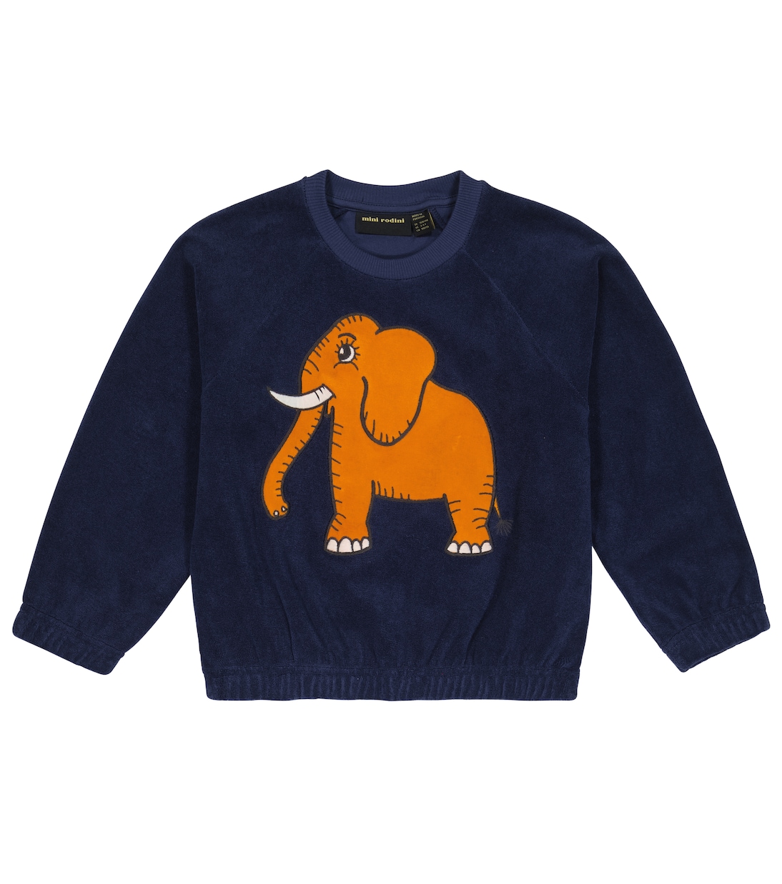 Sudadera en felpa de algodón bordada | Mini Rodini