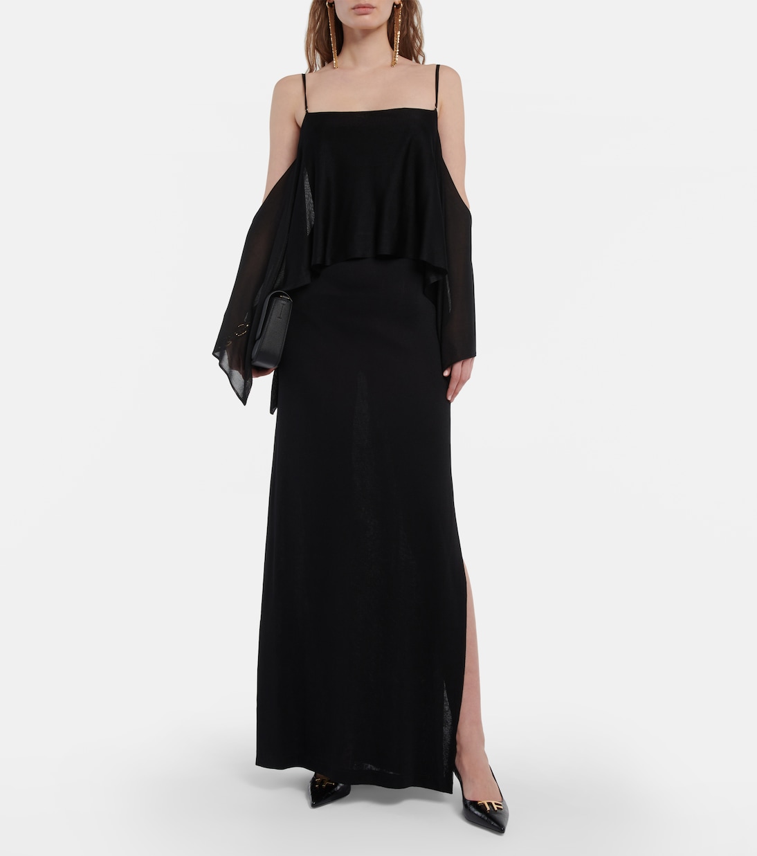 Pumps slingback TF in pelle stampata | Tom Ford