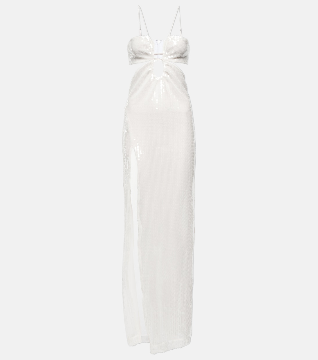 Bridal sequined tulle gown | Nensi Dojaka