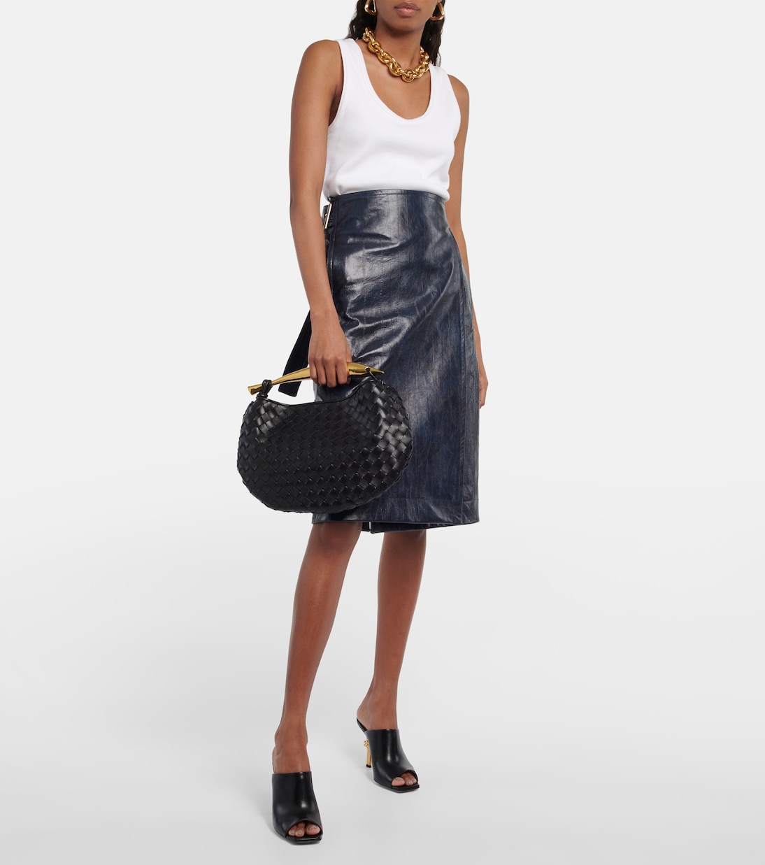 Sac Sardine en cuir Intrecciato  | Bottega Veneta
