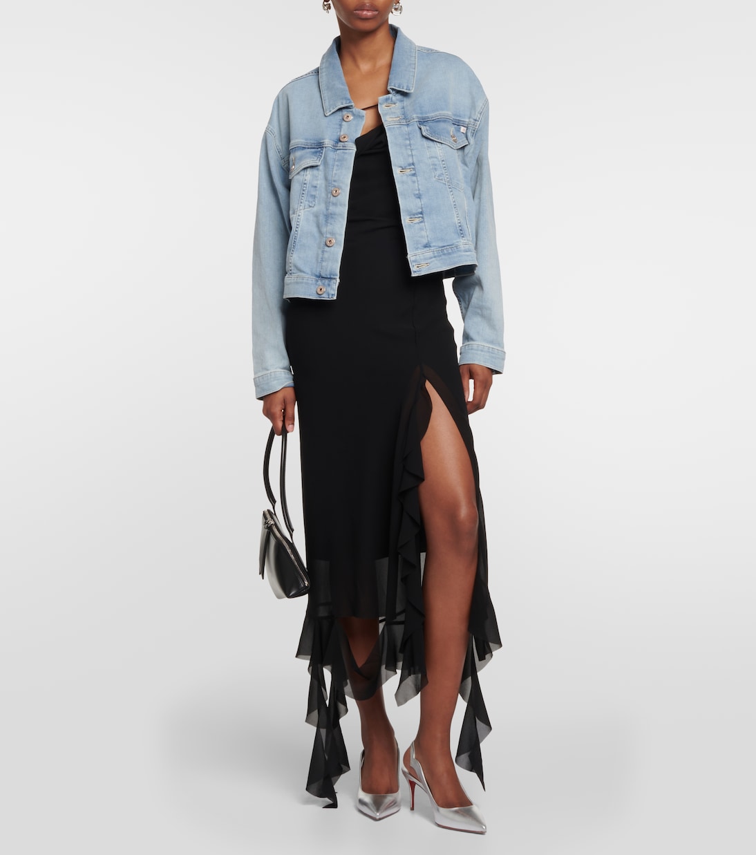 Chaqueta Maya en denim cropped | AG Jeans