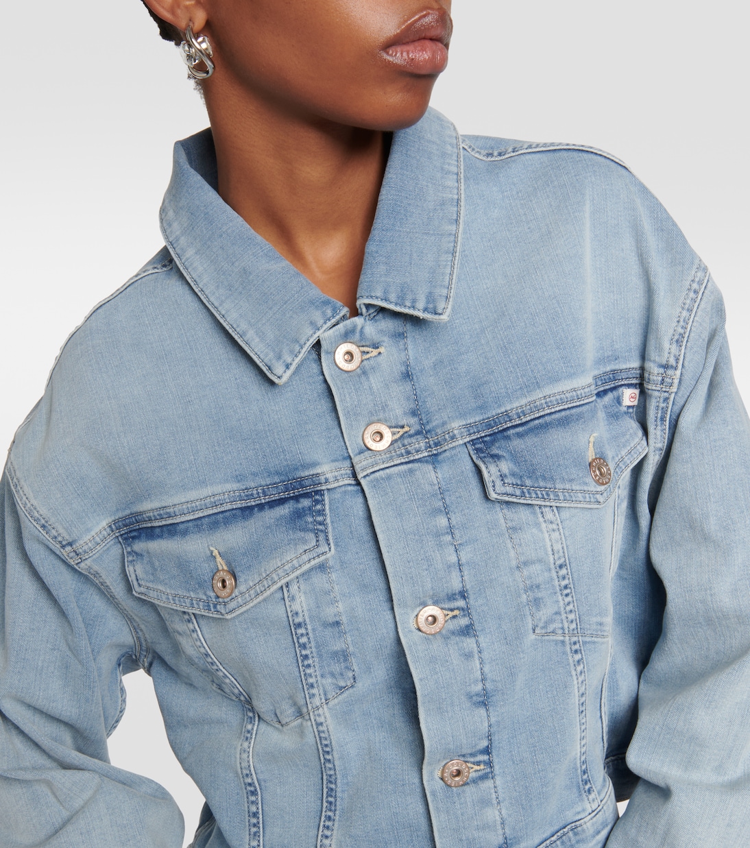 Chaqueta Maya en denim cropped | AG Jeans