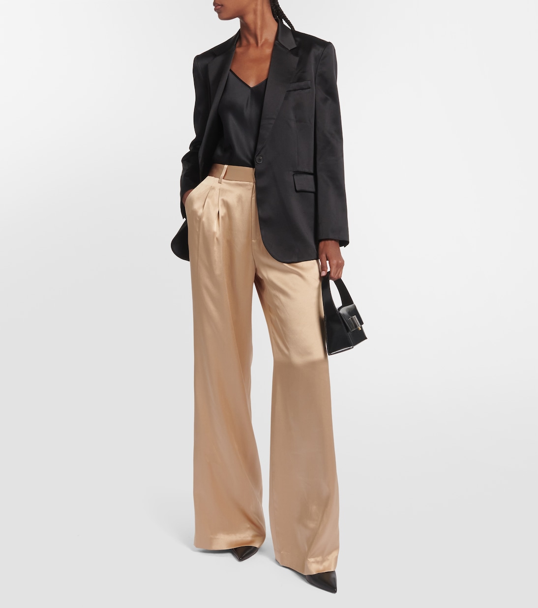 Flavie charmeuse wide-leg pants | Nili Lotan