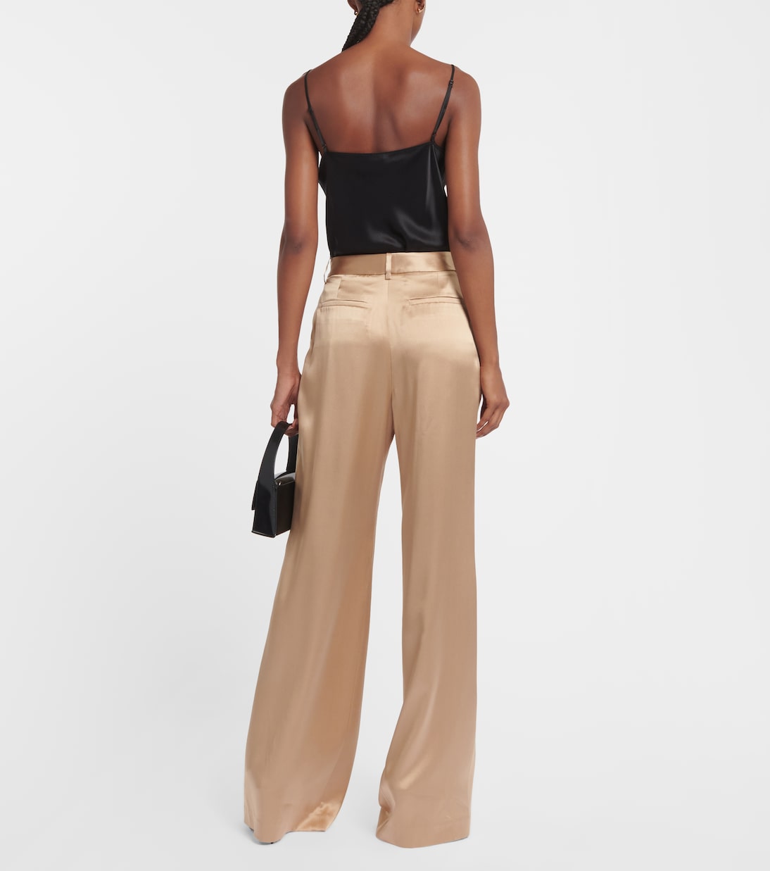 Flavie charmeuse wide-leg pants | Nili Lotan