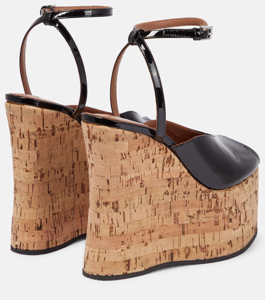 Sandali in vernice con zeppa | Alaïa