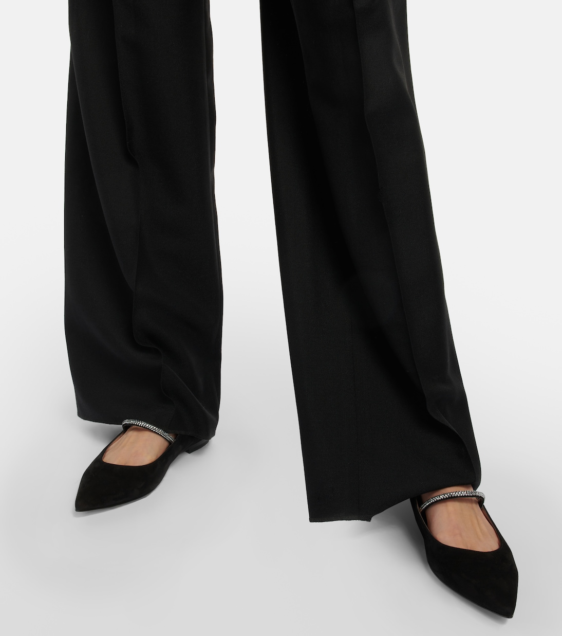 Ballerine in suede | Gianvito Rossi