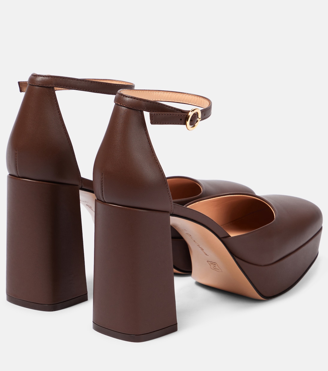 Salones Vian de piel con plataforma | Gianvito Rossi