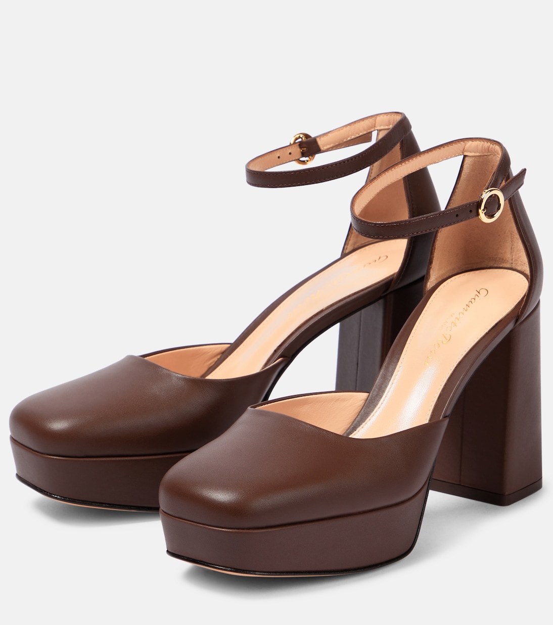 Salones Vian de piel con plataforma | Gianvito Rossi