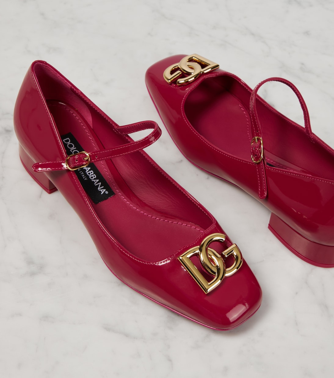 DG patent leather Mary Jane pumps | Dolce&Gabbana