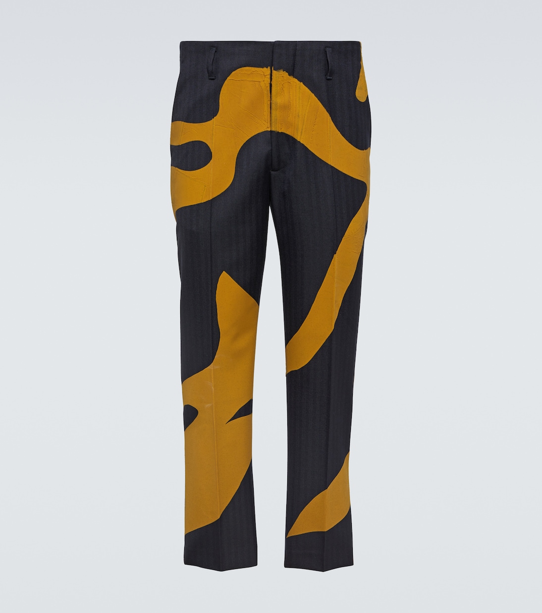 Pantalones rectos de lana | Dries Van Noten