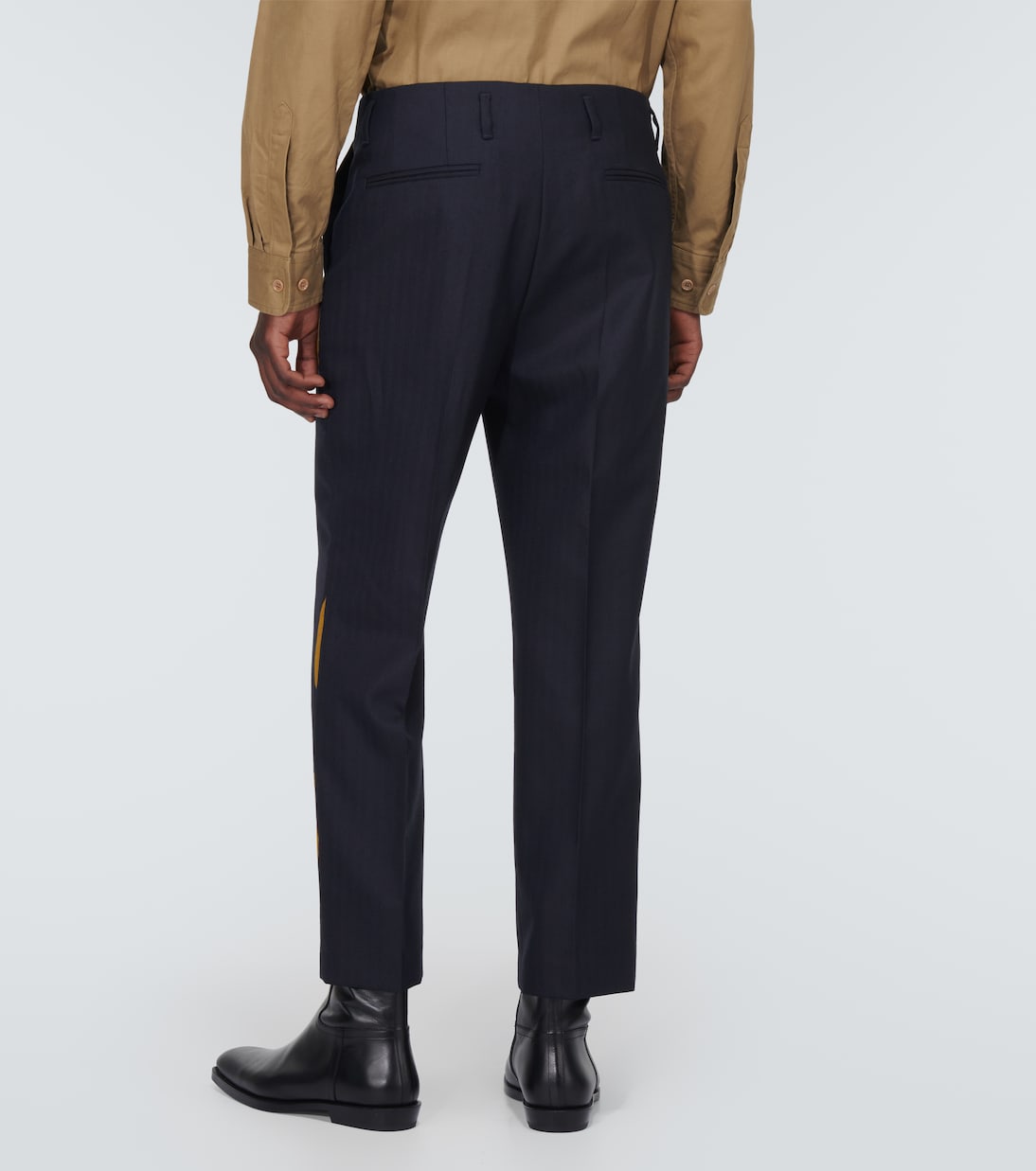 Pantalones rectos de lana | Dries Van Noten