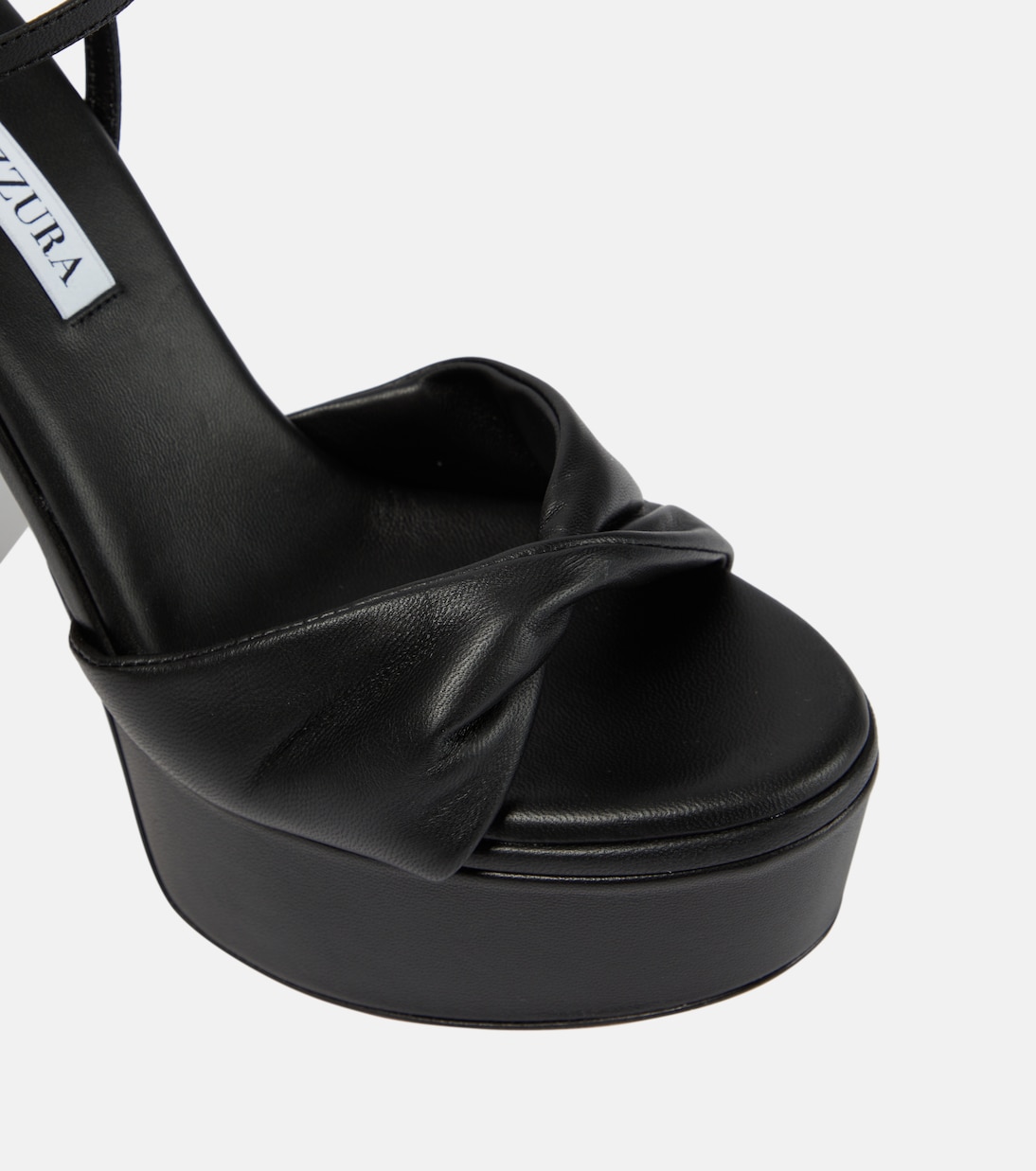 Twist Plateau 120 leather platform sandals | Aquazzura