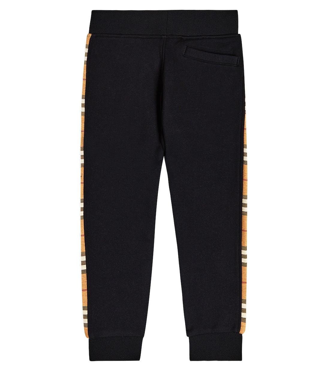 Burberry Check-trim cotton sweatpants | Burberry Kids