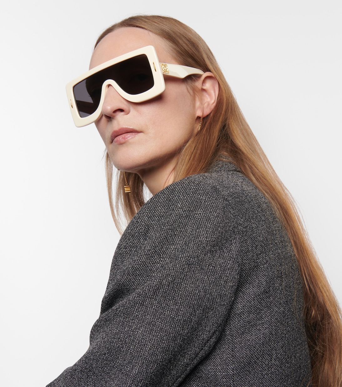 Occhiali da sole LOEWE Anagram a montatura piatta per stile giovanile