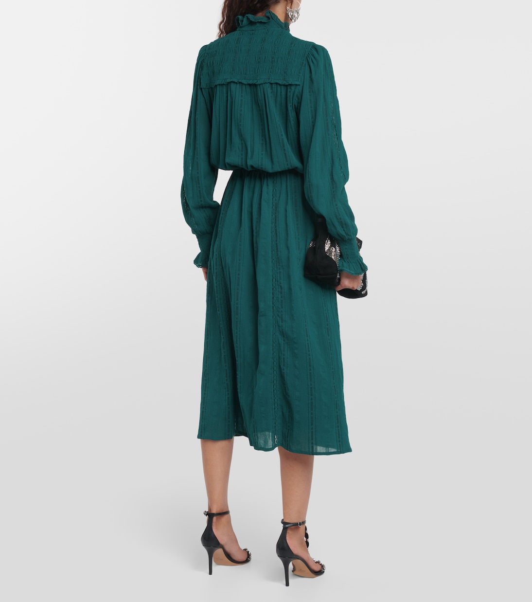 Abito midi Imany in misto cotone | Marant Etoile