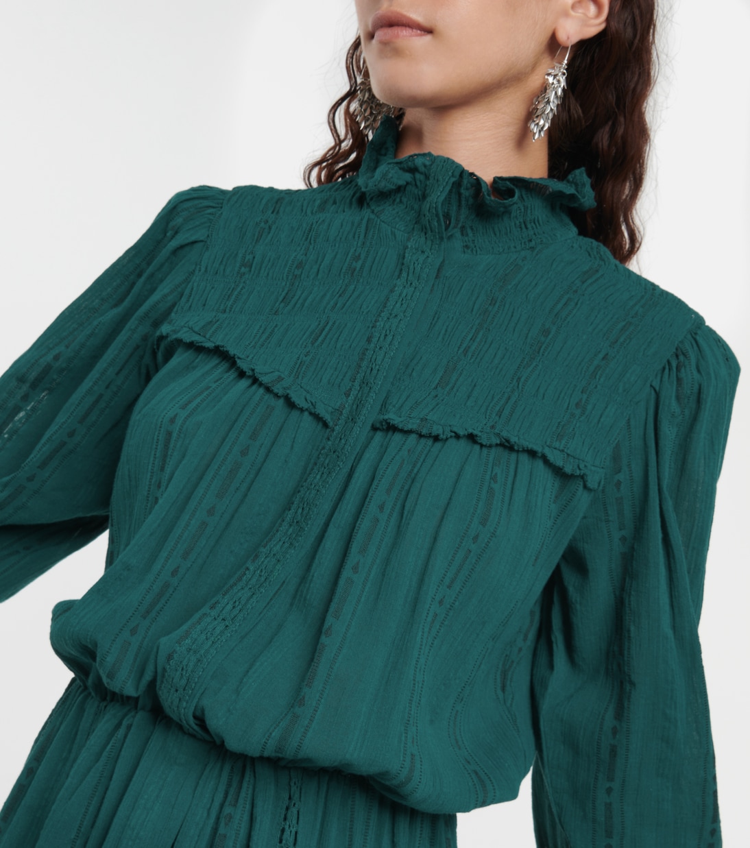Abito midi Imany in misto cotone | Marant Etoile