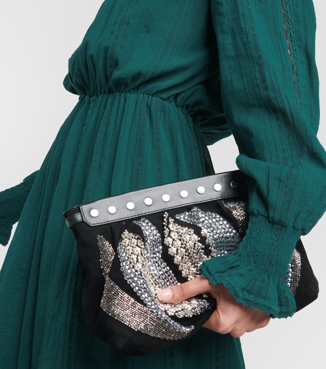 Abito midi Imany in misto cotone | Marant Etoile
