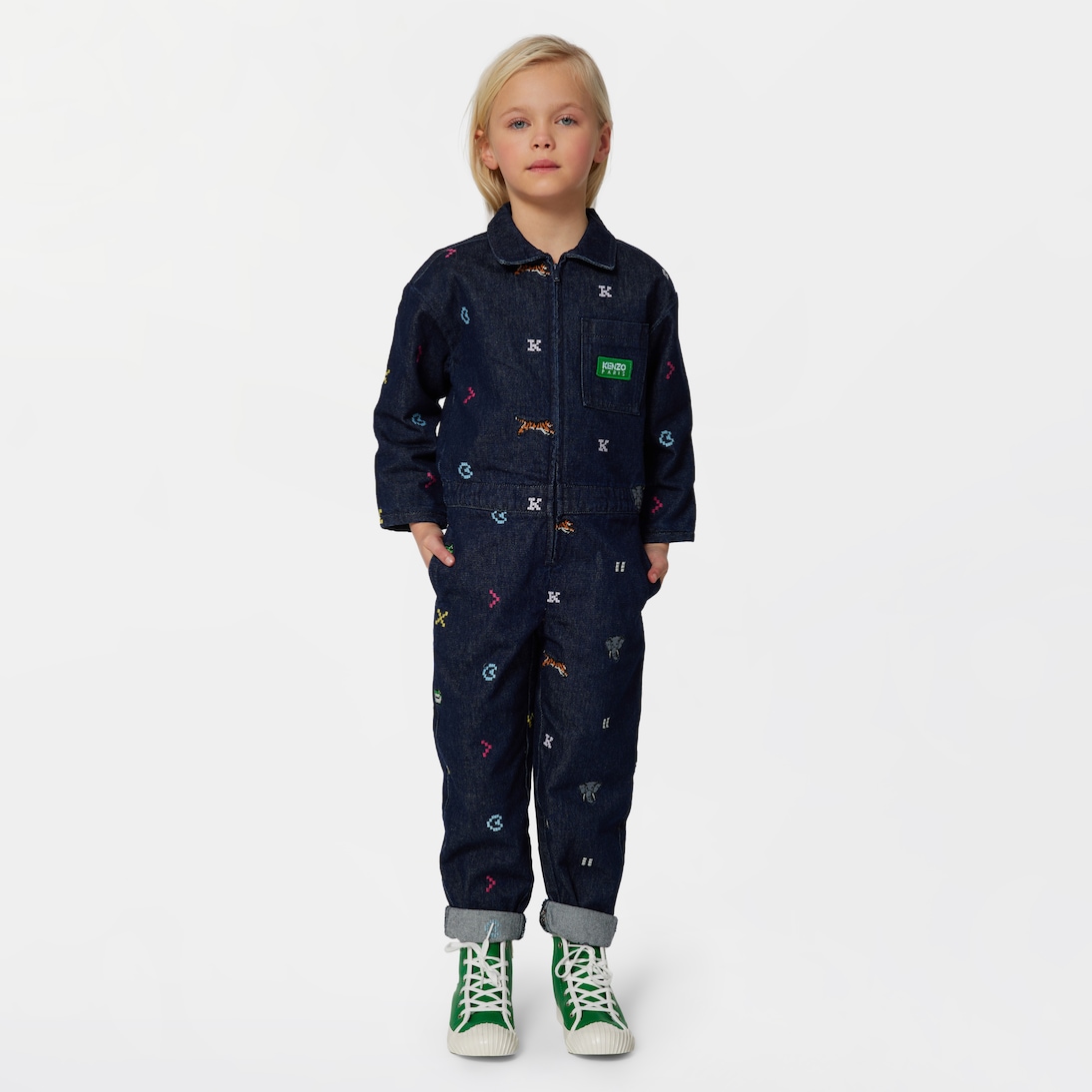 Jeans Jungle Game con ricamo | Kenzo Kids