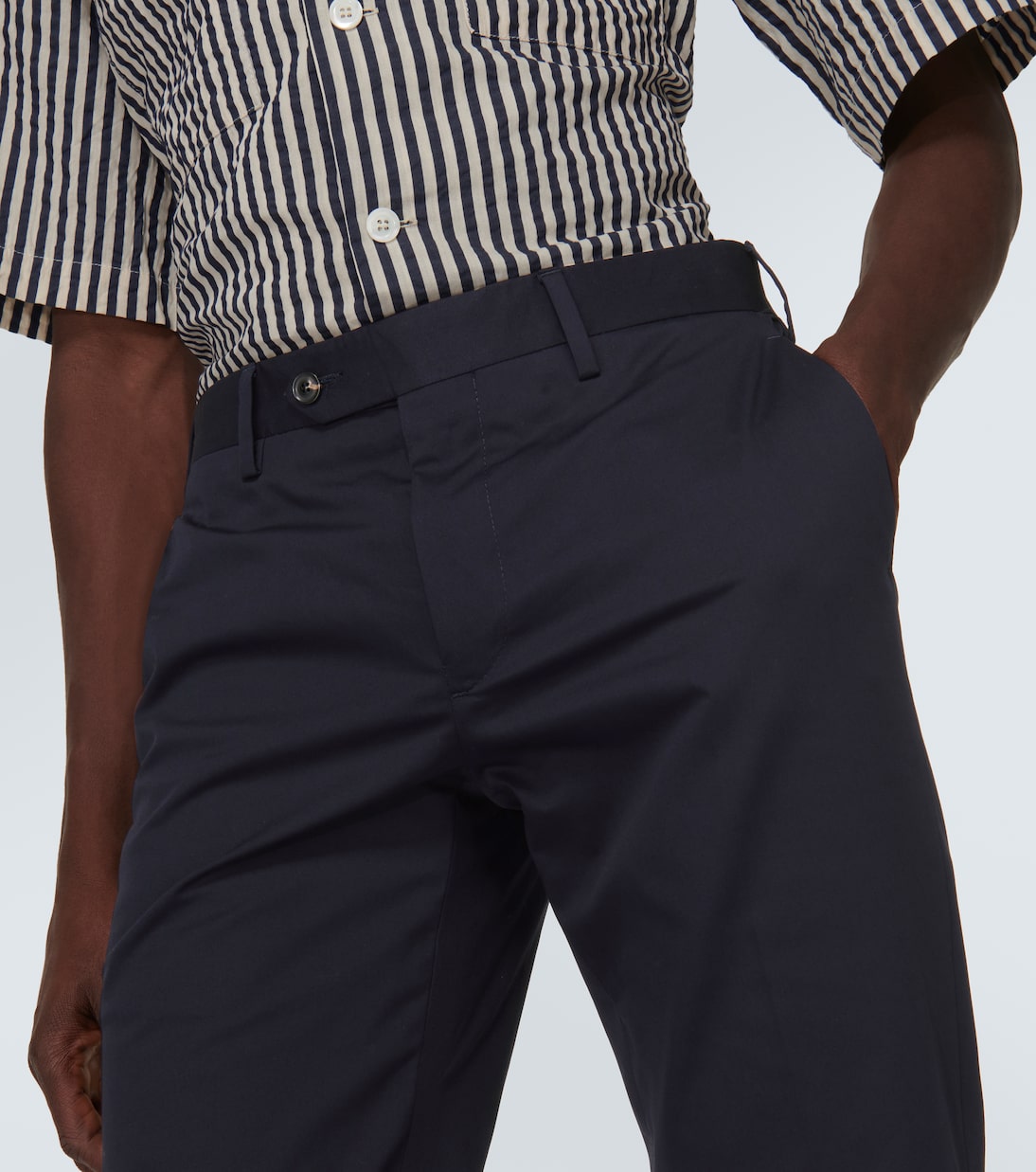 Pantalones rectos de algodón | Lardini