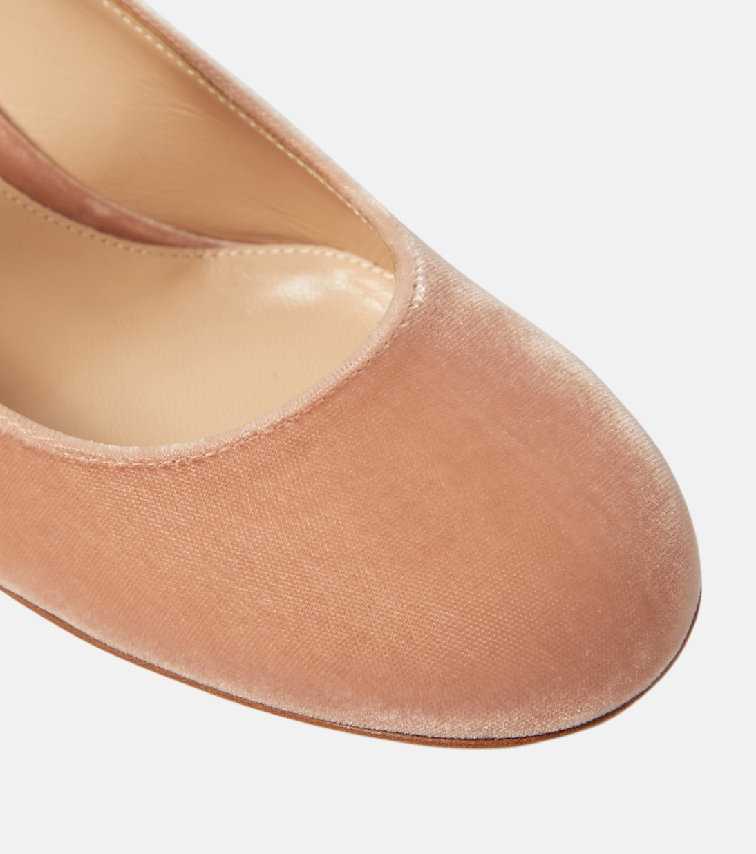 Pumps Mary Ribbon 45 aus Samt | Gianvito Rossi