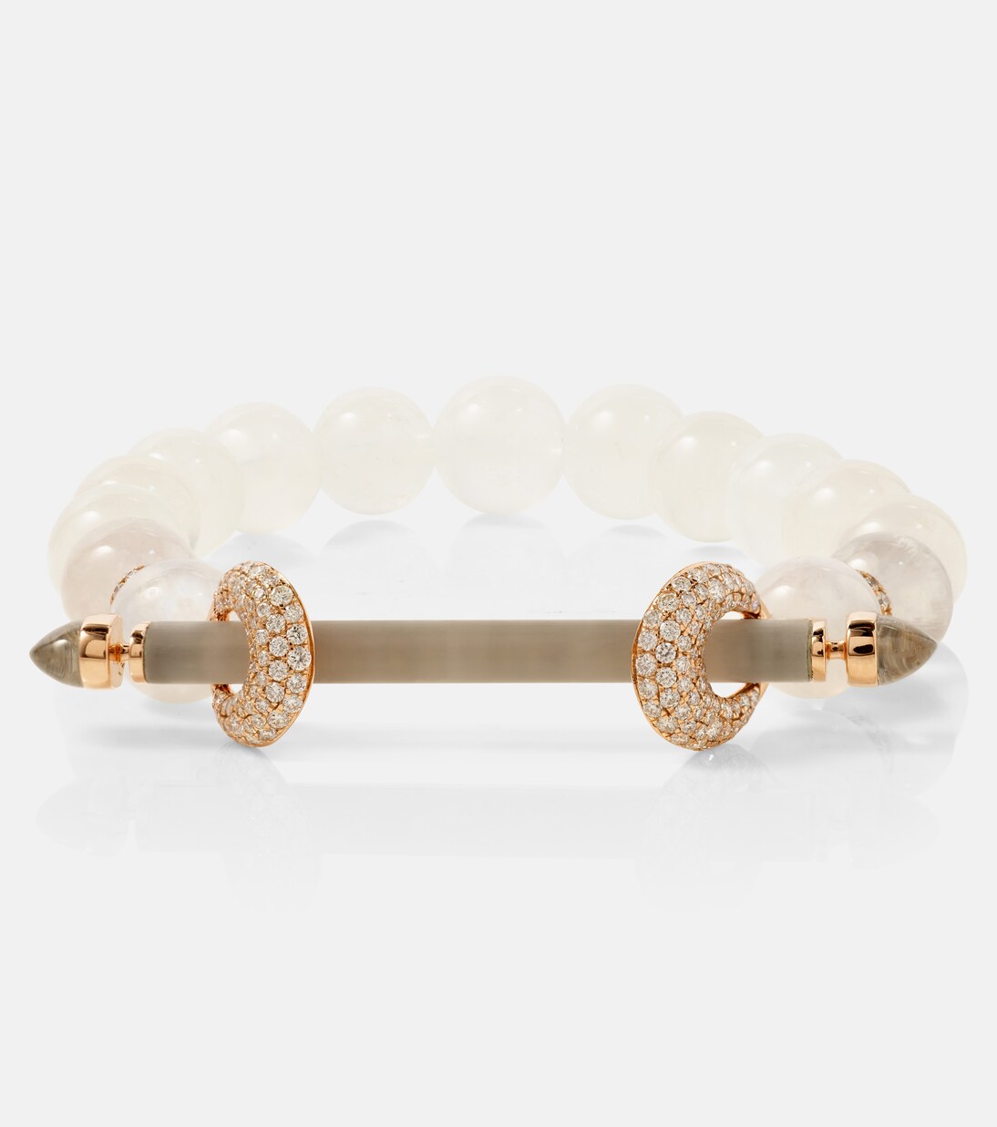 Bracciale in oro rosa 18kt ANANYA Chakra con gemme preziose per giovani trendy