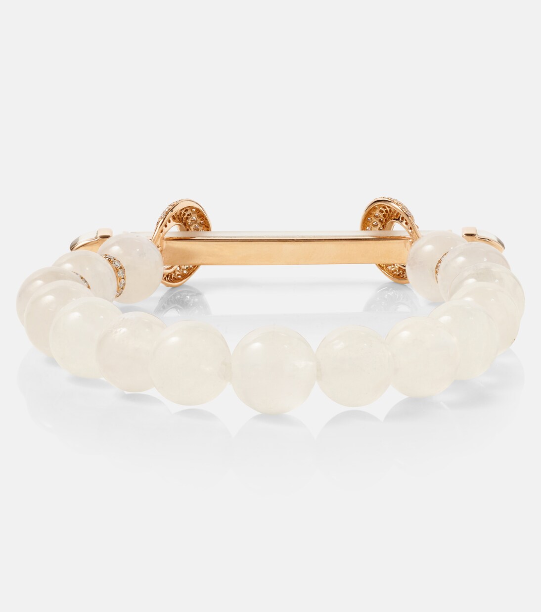 Bracciale in oro rosa 18kt ANANYA Chakra con gemme preziose per giovani trendy