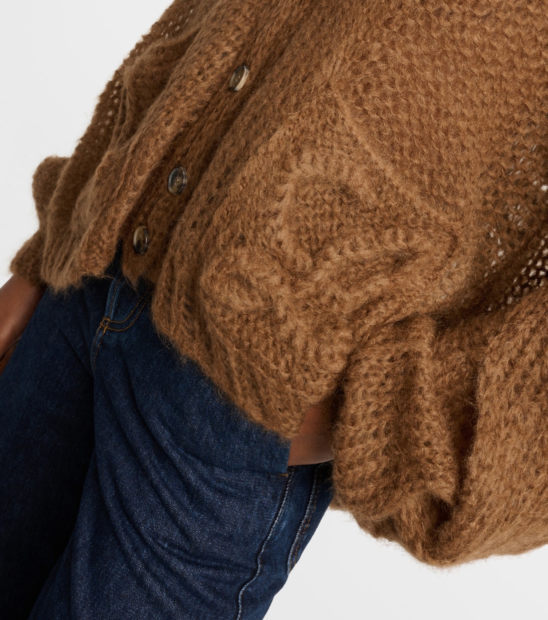 Anagram mohair-blend cardigan | Loewe