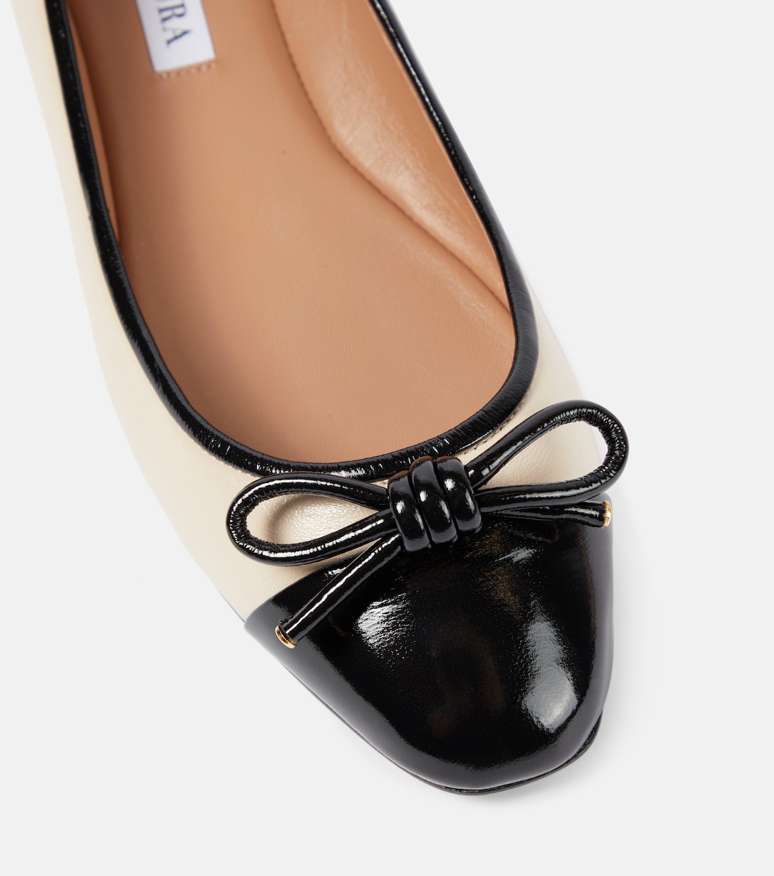 Ballerinas Parisina aus Leder | Aquazzura