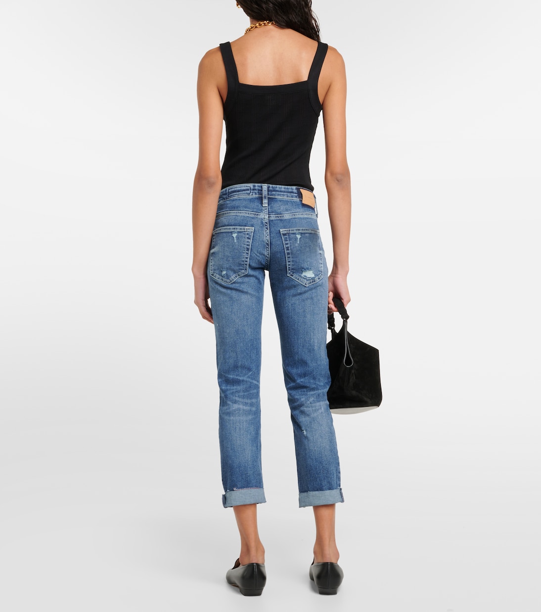 Jean slim Ex-Boyfriend à taille mi-haute | AG Jeans