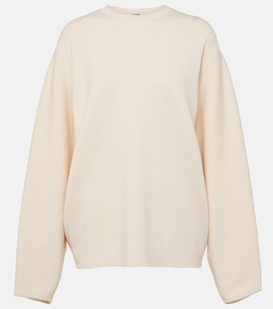 Pullover oversize in lana e cotone | Fforme