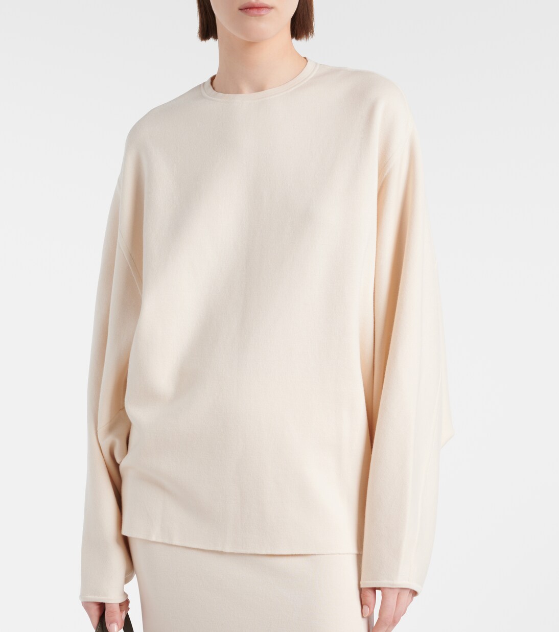 Pullover oversize in lana e cotone | Fforme