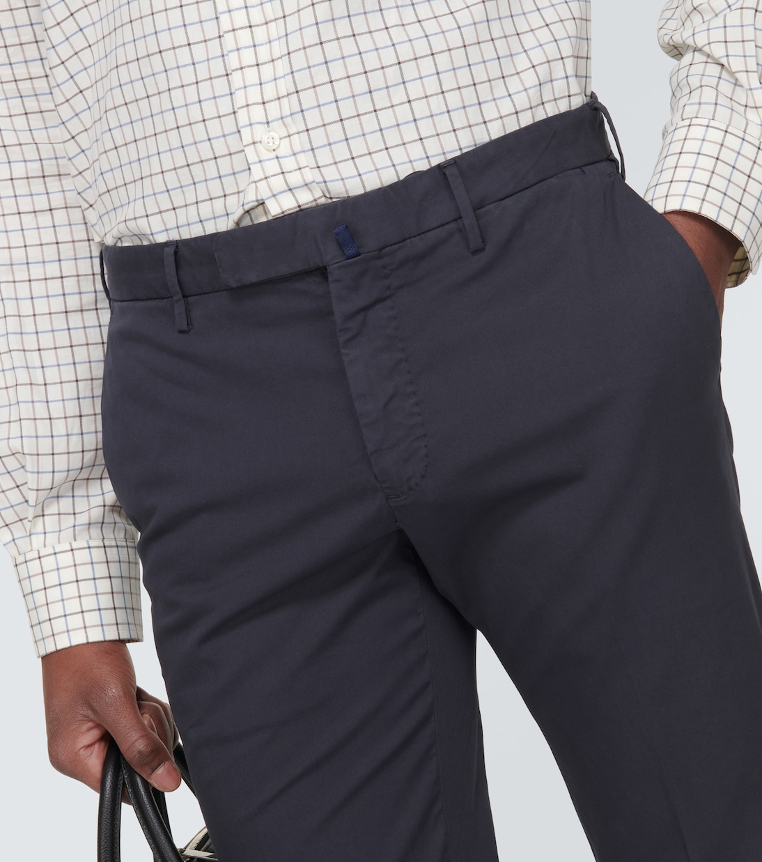 Pantalones slim de mezcla de algodón | Incotex