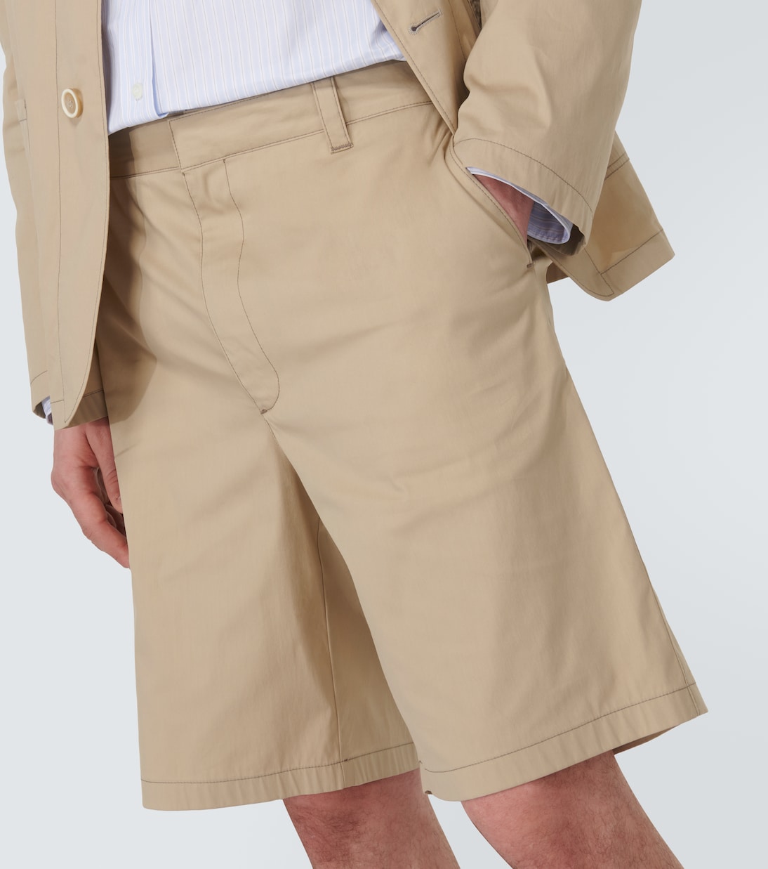Shorts in misto cotone | Prada