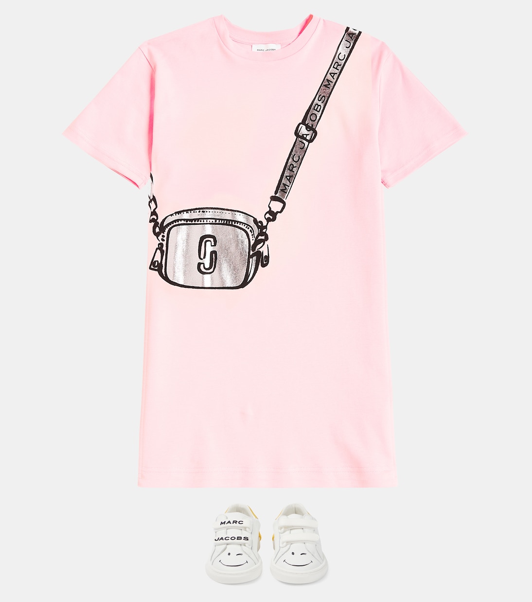 Sneakers in pelle con stampa | Marc Jacobs Kids