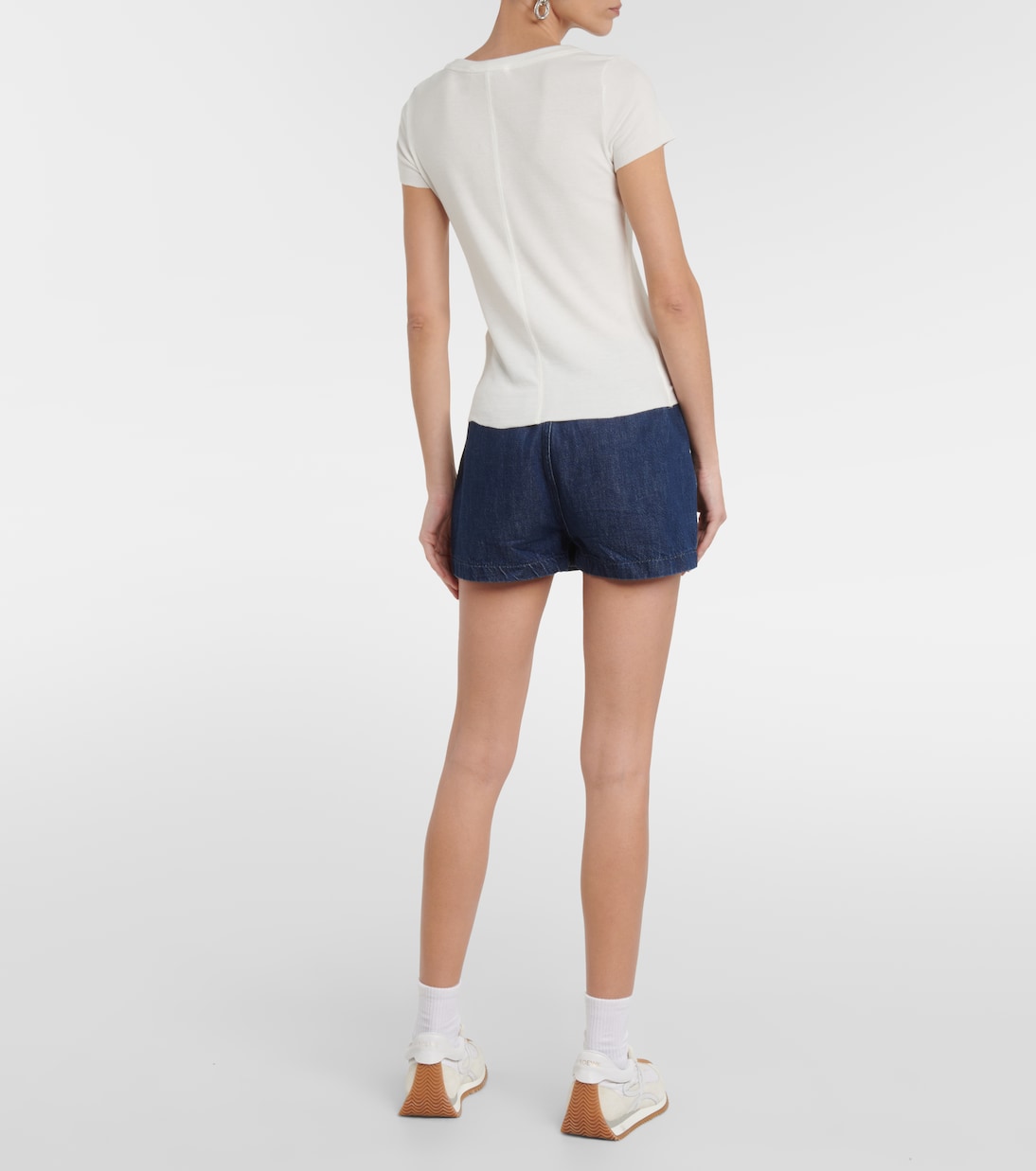 T-Shirt Rib Baby Tee aus Jersey | Frame