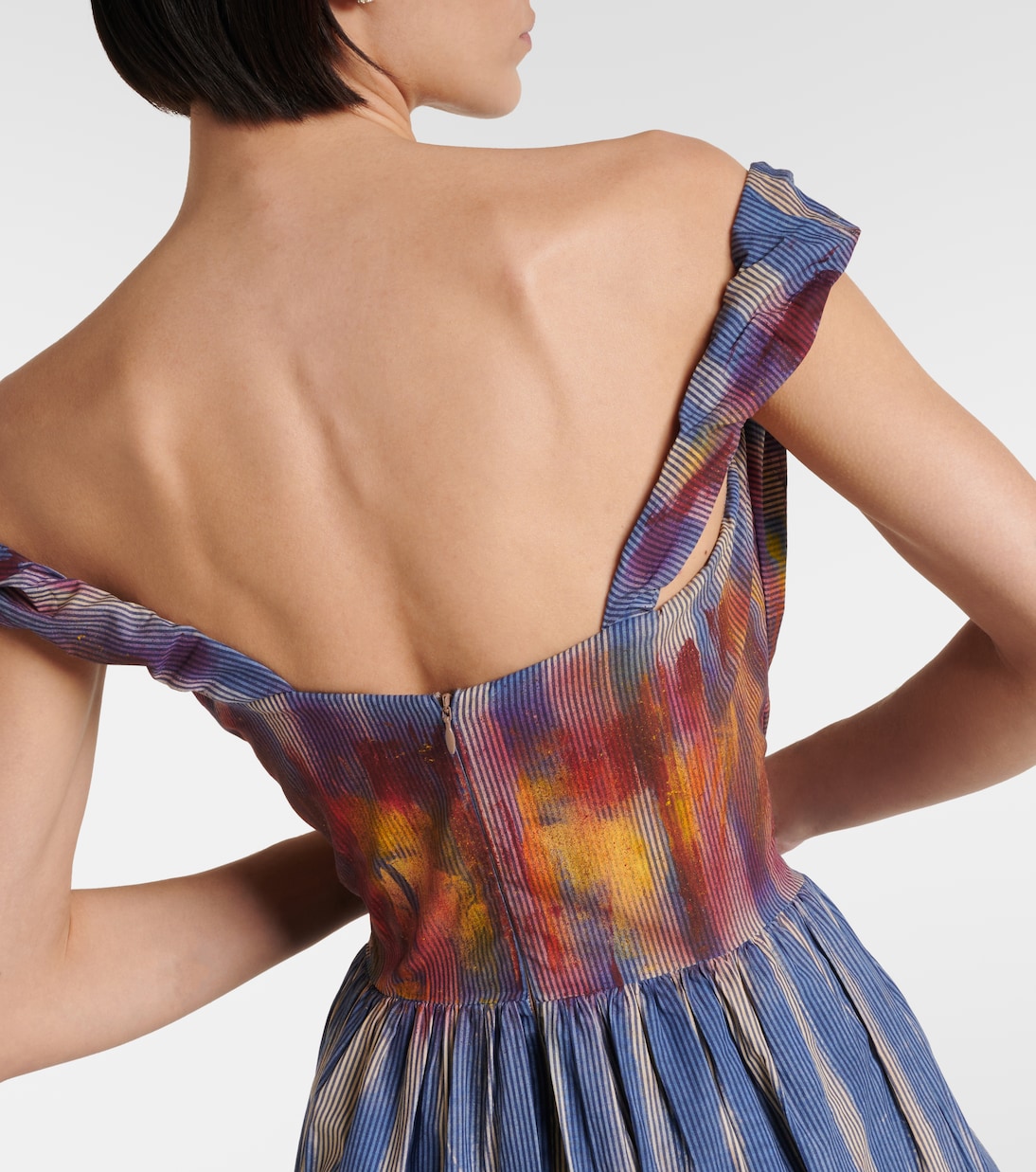 Sunday striped cotton corset dress | Vivienne Westwood