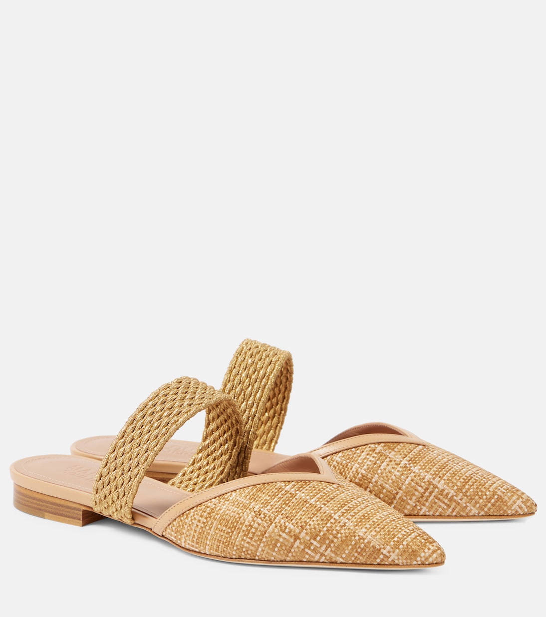 Mules Manu effetto rafia | Malone Souliers