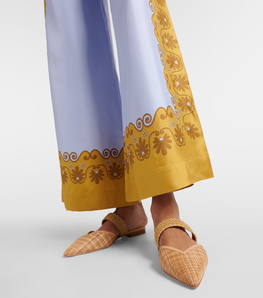 Mules Manu effetto rafia | Malone Souliers