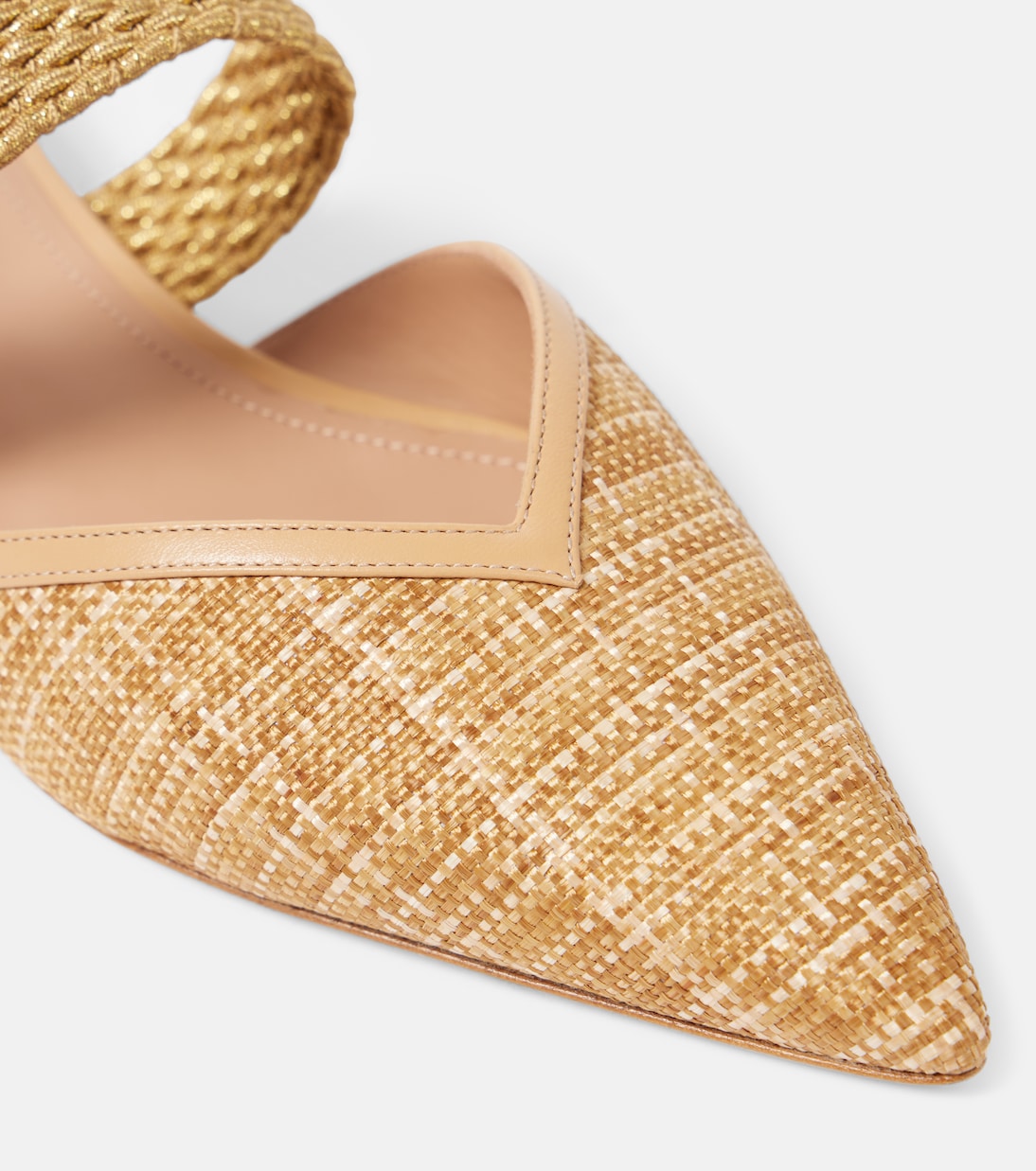 Mules Manu effetto rafia | Malone Souliers