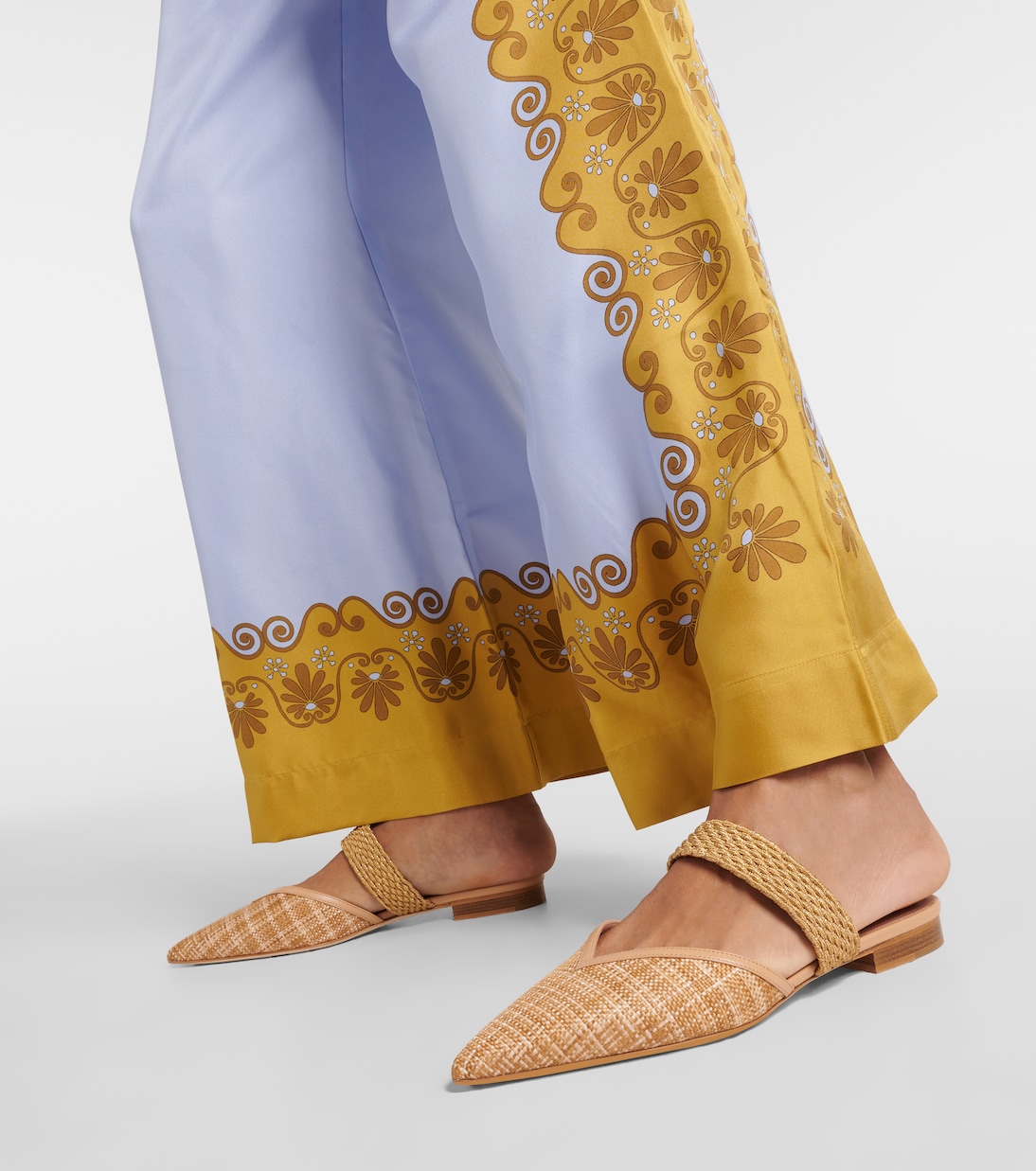 Mules Manu effetto rafia | Malone Souliers