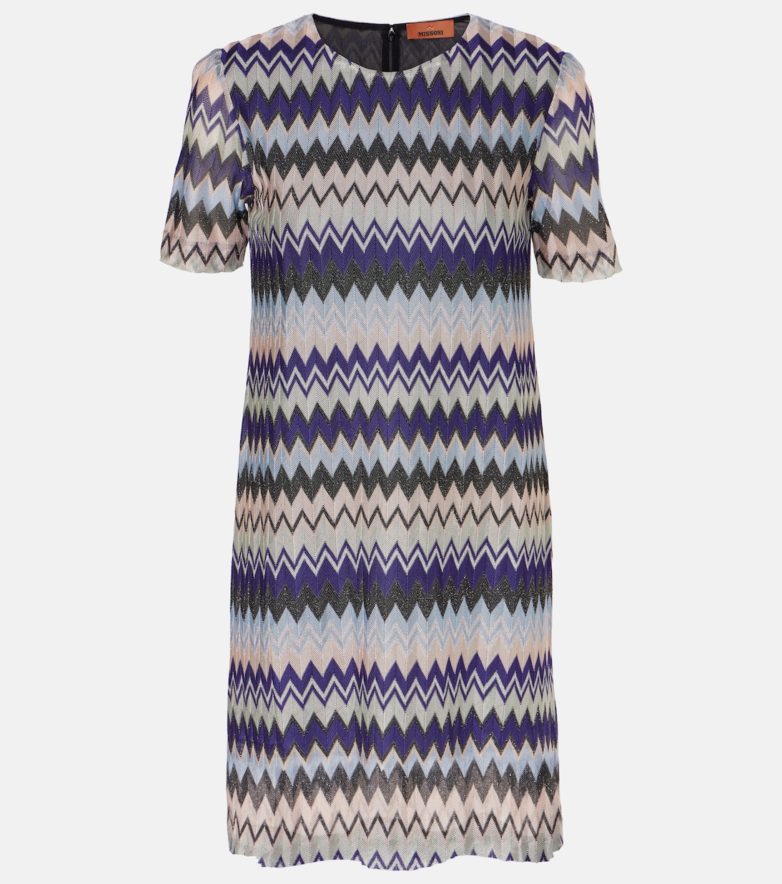Abito corto in lamé a zig-zag | Missoni