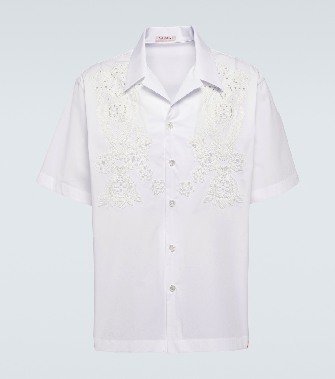Chemise brodée en coton | Valentino