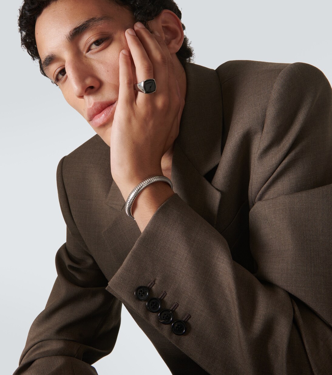 TOM WOOD Cushion Polished ring