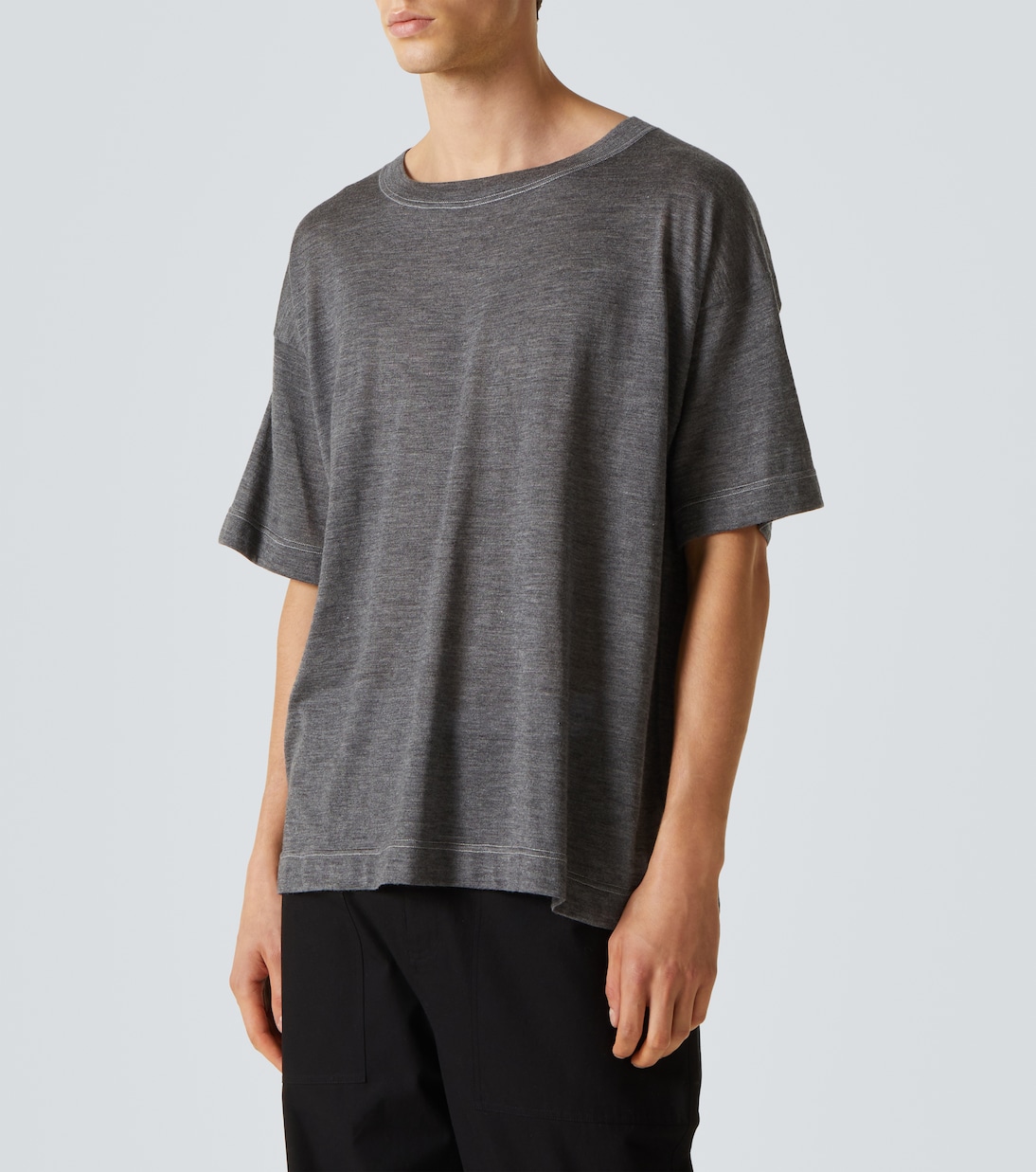 T-Shirt Nico aus Kaschmir und Seide | The Row