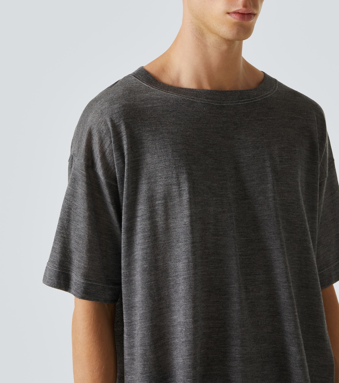 T-Shirt Nico aus Kaschmir und Seide | The Row