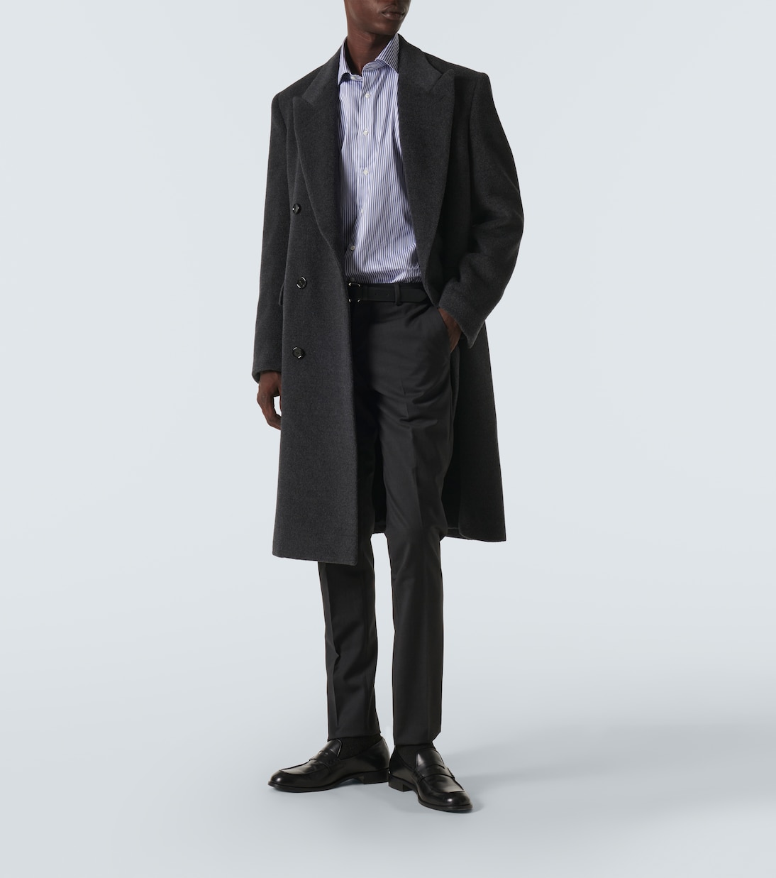 Cappotto doppiopetto in lana vergine | Lardini