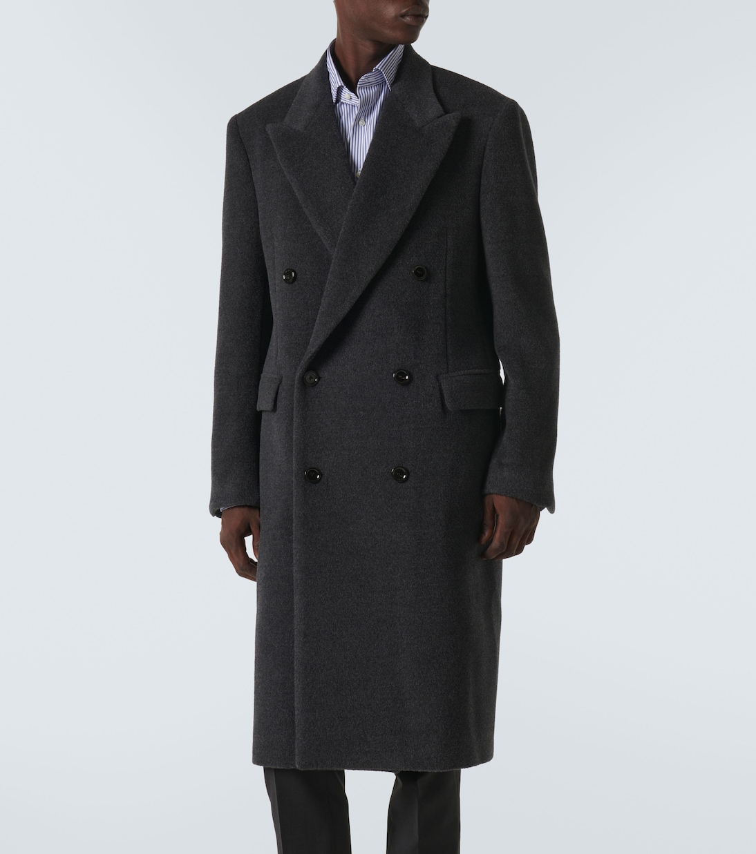 Cappotto doppiopetto in lana vergine | Lardini