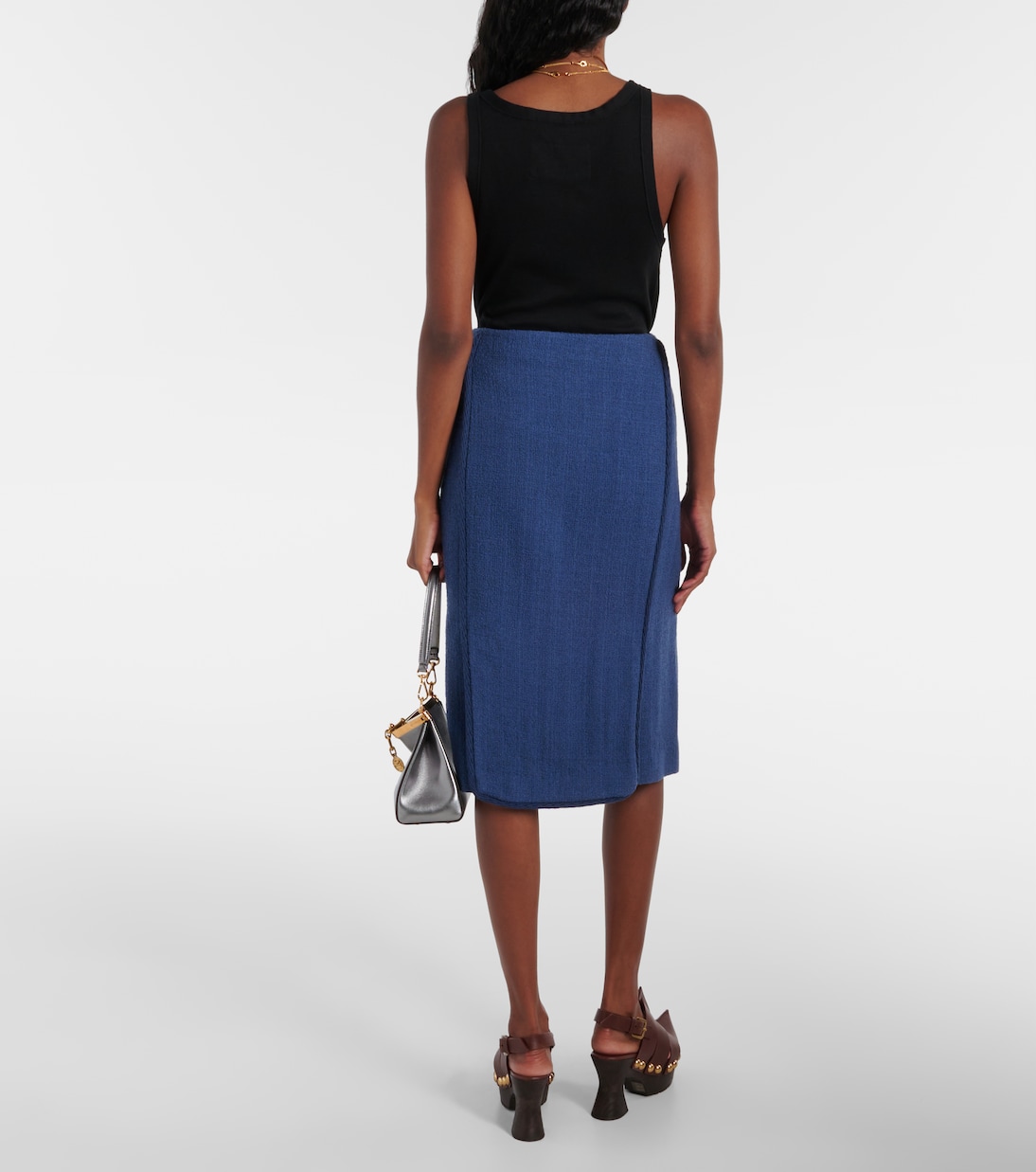 Jupe crayon en laine mélangée | Etro